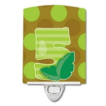 Caroline's Treasures BB9012CNL Zoo Month 5 Ceramic Night Light, 6x4x3", multicolor