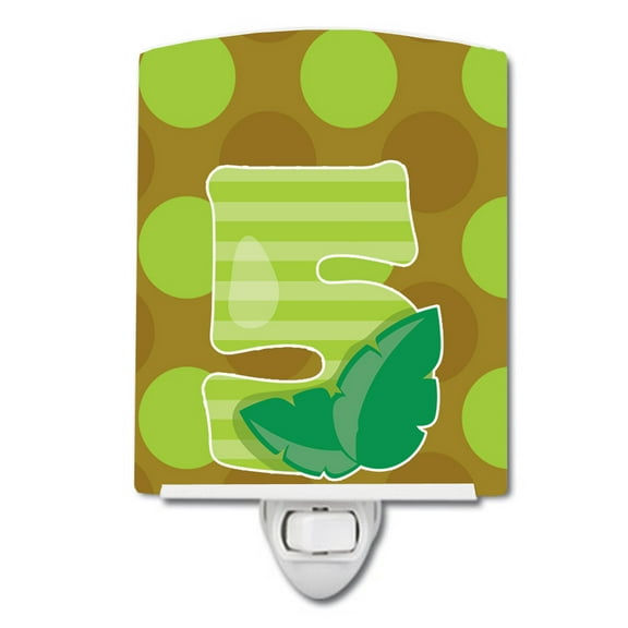 Caroline's Treasures BB9012CNL Zoo Month 5 Ceramic Night Light, 6x4x3", multicolor