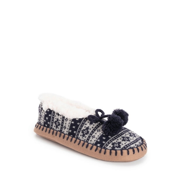muk luks pom ballerina slippers