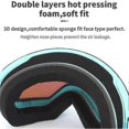 thumbnail image 5 of Cylindrical Double Layer Ski Goggles Comfortable Windproof Snow Goggles For Skiing Snowmobiling, 5 of 5