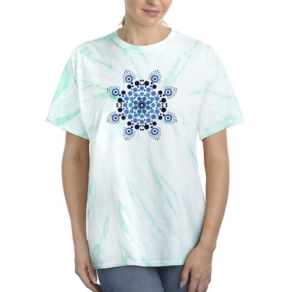 Evil Eyes And Stones Tie Dye Cyclone Women -Image by Shutterstock, Female Large