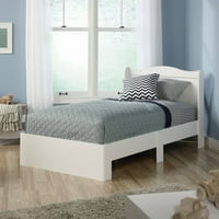 Sauder Storybook Platform Bed with Headboard, Twin, Multiple Finishes