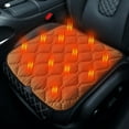thumbnail image 4 of Fnochy Clearance Heated Car Seat Cushion, USB Portable Heating Pad, Back Heating & Ventilation, Winter Driving Comfort, Adjustable Temperature for All-Season Use, 4 of 5
