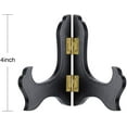 thumbnail image 3 of 4 Packs Wooden Display Stand Plate Holder Easels (4 Inch, Black), 3 of 6