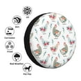 thumbnail image 4 of Sikiie Funny Chicken PVC Leather Spare Tire Wheel Cover Spare Tire Cover, for Car Truck SUV Camper Trailer Universal Fit(14-17in)-16 inch, 4 of 6