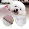 thumbnail image 6 of Magshion Cuddler Dog Bed Small Medium for Puppy and Kitten, Soft Pink, 20", 6 of 11