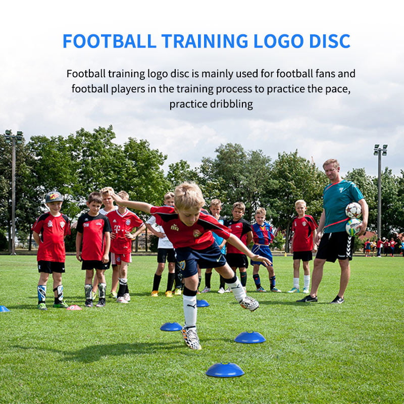MULTI COLUR 50pcs Football Training Cones Football/Sports Marker Cones Disc 