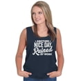 thumbnail image 3 of Another Nice Day Ruined Funny Work Plus Size Graphic Tank Top Brisco Brands 2X, 3 of 5