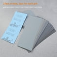 ITSELFER UEETEK 27PCS 400 to 3000 Grit Sandpaper Assortment Dry Wet for