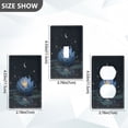 thumbnail image 2 of Light Switch Cover Switch Plate Outlet Cover Plug Cover for Electrical Toggle Switch Serene Blue Lotus Flower, 2 of 6