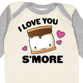 thumbnail image 4 of Inktastic Valentines Day I Love You S'more with Pink Hearts Boys or Girls Long Sleeve Baby Bodysuit, 4 of 5