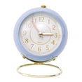 thumbnail image 3 of Reloj Despertador LED silencioso perfecl azul con soporte moderno, 3 of 8