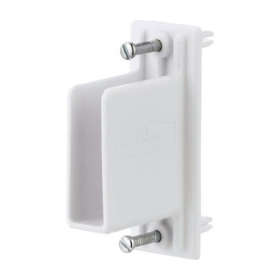 Rubbermaid 16" H x 12" W x 2.9" L Metal Fast Set Wall/End Bracket W/Drive Pin 1 each