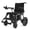 Black, variant on COOLHUT Electric Wheelchair 20+ miles Range All Terrain, Portable Motorized Wheelchair for Seniors, Lightweight Foldable Electric Wheelchair, 5 years warranty, 500W Dual Motors Powerful, Orange