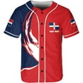 thumbnail image 3 of Personalized Dominican Republic Baseball Jersey Shirt,Team Name Republic Dominicana Baseball Jersey for Men,Women (S), 3 of 4