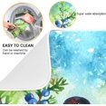 thumbnail image 2 of Absorbent Dish Drying Mat for Kitchen Counter - Winter Snow Blue Bird Microfiber Drying Pad, Reversible Drainer Mats for Countertop, Small 16" x 18", 2 of 6
