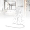 thumbnail image 2 of Soporte de hierro, soporte para toallas de montaje, caja de pañuelos, estante , organizador de soporte para restaurante, casa, cocina Blanco Gloria Estante de tejido montado en la pared, 2 of 8