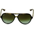 thumbnail image 3 of Ray Ban Cats 5000 Green Gradient Mens Sunglasses RB4125 710/A6 59, 3 of 4