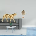 thumbnail image 2 of Escultura De Guepardo De Hoja Dorada, Figura De Animal De Metal, Centro De Mesa Decorativo, Adorno Abstracto Para Oficina, Hogar, Fiesta, Decoración Creativa Nórdica, 2 of 8