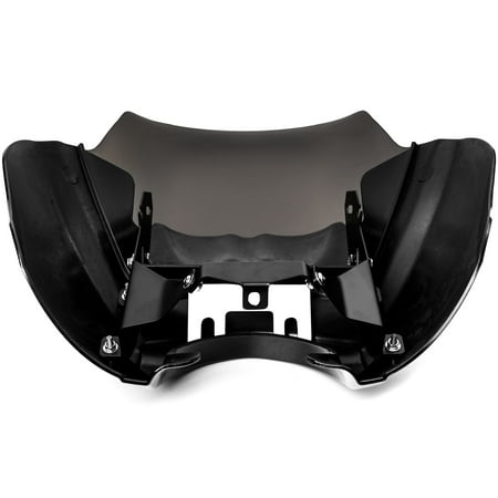 Krator Black & Smoke Tall Fairing Windshield Club Style ...