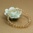 thumbnail image 4 of Angelstones Natural AA Grade Citrine Gemstone 6mm Round Beads Stretch Bracelet 7" Unisex, 4 of 5