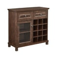 thumbnail image 5 of Gramercy Way Small Mahogany Bar Cabinet with Glass Door, 5 of 10