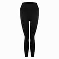thumbnail image 4 of Celsior Cellulite Leggings Tummy Shaping Pants Redefine Your Silhouette Effortlessly Butt Lift Booty Workout Tights No Curling Lift Pants Pants for Workout Running Athletic Skin-Friendly Black L, 4 of 6