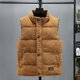 thumbnail image 1 of Chaleco de pana ligero de lujo para hombre, chaleco de algodón con plumón, chaleco de moda con textura de otoño e invierno, abrigo de pareja de algodón grueso para hombre, 1 of 6