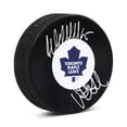 thumbnail image 1 of Wendel Clark & Doug Gilmour Rondelle de Hockey des Maple Leafs de Toronto à Double Signature, 1 of 2