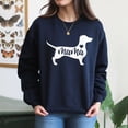 thumbnail image 4 of EcoLoom Dachshund Mother's Day Mum Dog Mum Dachshund Mum Long Sleeve Unisex Midweight Crewneck Sweatshirt, 4 of 4