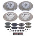 thumbnail image 2 of PowerStop Front and Rear Semi-Coated Rotor and Low-Dust Ceramic Brake Pad Kit SC7518, 2 of 3