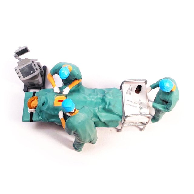 mmirethe Authentic 1 64 Figures Model Resin Accessories for Creative Play Landscape Style B 5Set