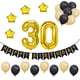 thumbnail image 2 of KAKOWELY 23 piezas de decoraciones para fiesta de cumpleaños número 30, globos de aluminio, banderines y globos de látex., 2 of 4