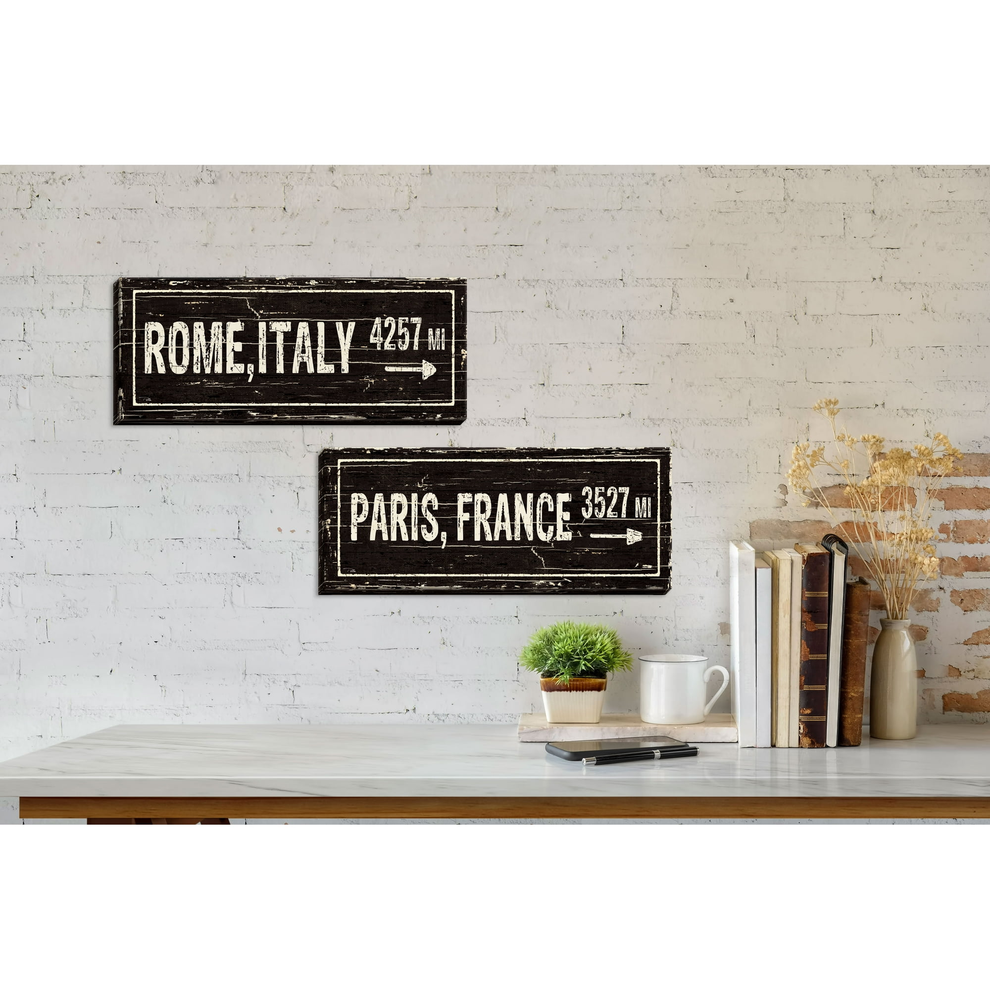 Gango Home Decor Lovely Vintage Paris, France & Rome, Italy ...