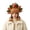 1Khaki, variant on Xijirk Knitted Turkey Hat with 3D Turkey Figure and Leaf Tail Novelty Accessory for Thanksgiving Party Holiday Cosplay Dress Up Celebration Events,Khaki,S