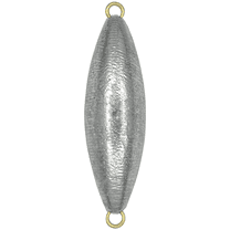 Bahia Fishing Co Torpedo Weights, 4 oz 20 Pack Lead Weights, Inline Trolling Sinkers, Double-Ringed, Saltwater & Freshwater Fishing, Made in USA
