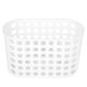thumbnail image 4 of Bolsa de almacenamiento autoadhesiva hueca montada en la pared, cesta, escurridor, baño, cocina (blanco), 4 of 8