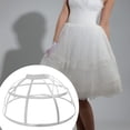 thumbnail image 6 of Cage Hoop Skirt Petticoat Pannier Metal Frame Adjustable Size Women Graduation Prom Party Underskirt, 6 of 9