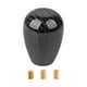 thumbnail image 3 of Perilla de cambio de marchas manual genérica para coche, perilla de cambio de marchas de fibra de carbono modificada. Oval, 3 of 9