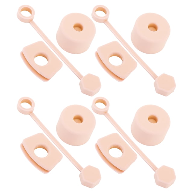 Juego de tapones a prueba de derrames NikouMX 4 juegos de tapones de silicona