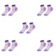 thumbnail image 1 of Eigraketly Calcetines al aire libre Mujeres Hombres Elástico Camping Senderismo Pesca Calcetines que absorben la humedad, rojo y morado claro y M Type2 NO2, 1 of 6