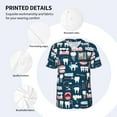 thumbnail image 5 of Fotbe Dental Baseball Jersey Shirt for Men and Women, Casual Short Sleeves Button Down T-Shirt-Medium, 5 of 9