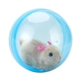 thumbnail image 4 of Juguete interactivo para gatos con luces LED, juguete automático con ruedas, juguete electrónico para gatos de interior, juguete de ejercicio Hámster amarillo, 4 of 8