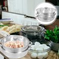 thumbnail image 4 of Shisuyan 1 Set Thickened Stainless Steel Steamer Pot Food Steamer Cookware for Kitchen Restaurant, 4 of 8