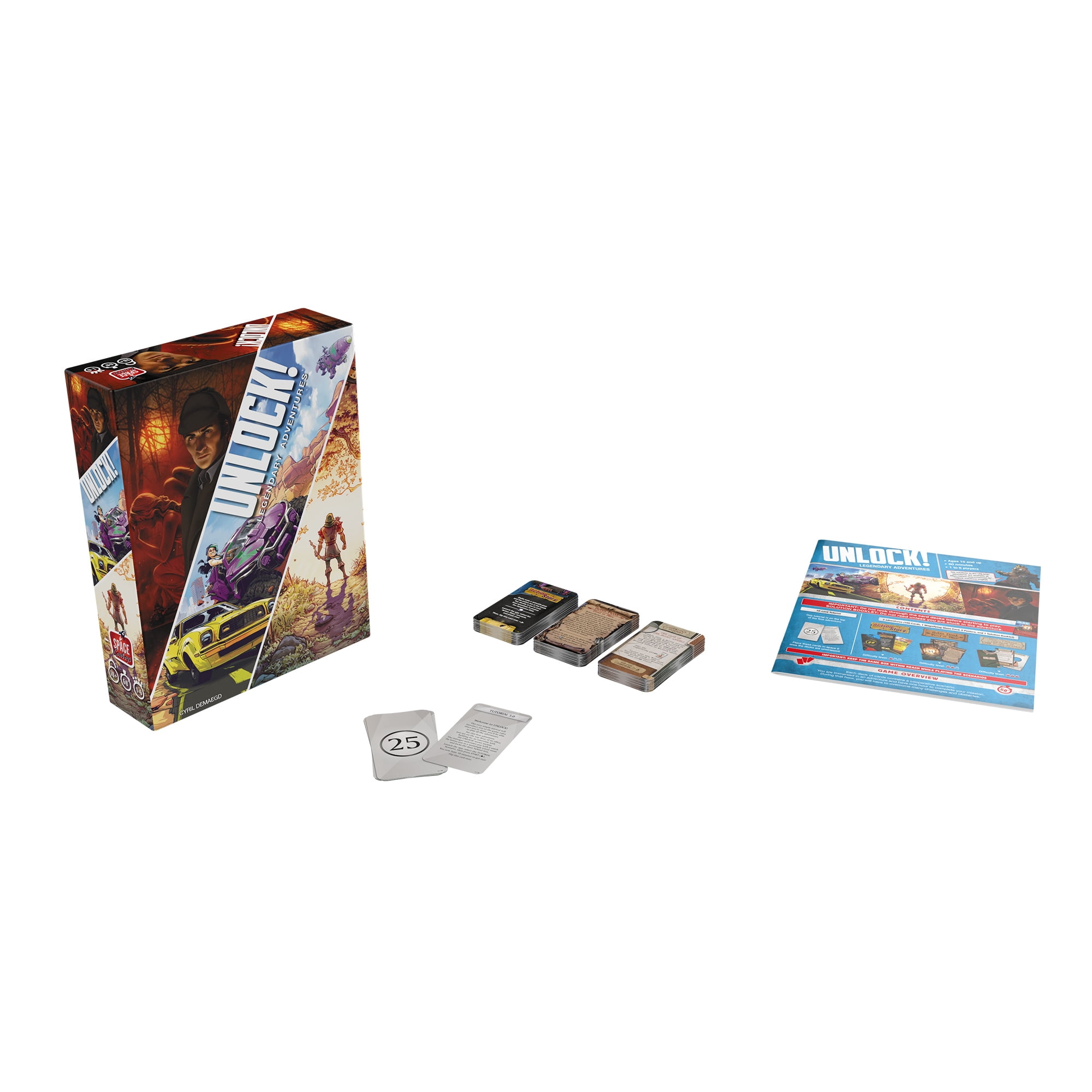 Unlock! Legendary Adventures Family Card Game for Ages 10 and up, from Asmodee