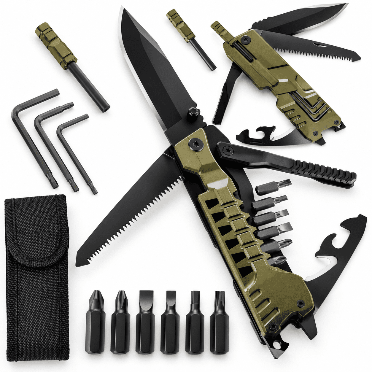 Multitool 17 In 1 Pocket Withsticks For Camping