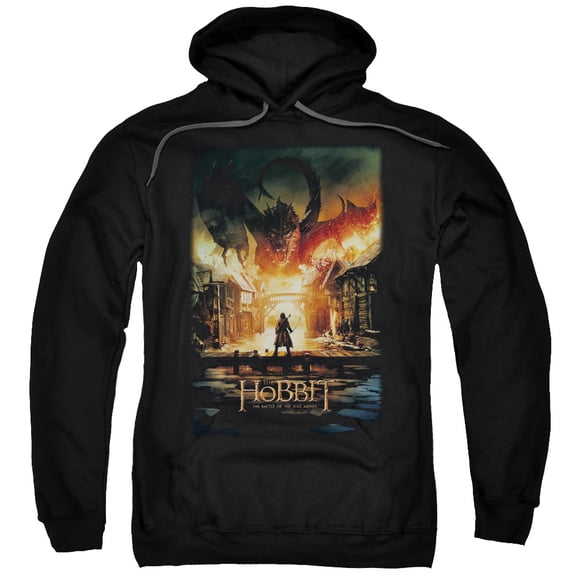 Hobbit - Smaug Poster - Pull-Over Hoodie - XXXX-Large