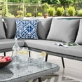 thumbnail image 4 of Modway Endeavor Modern Wicker / Rattan Patio Seating Set in Gray, 4 of 11