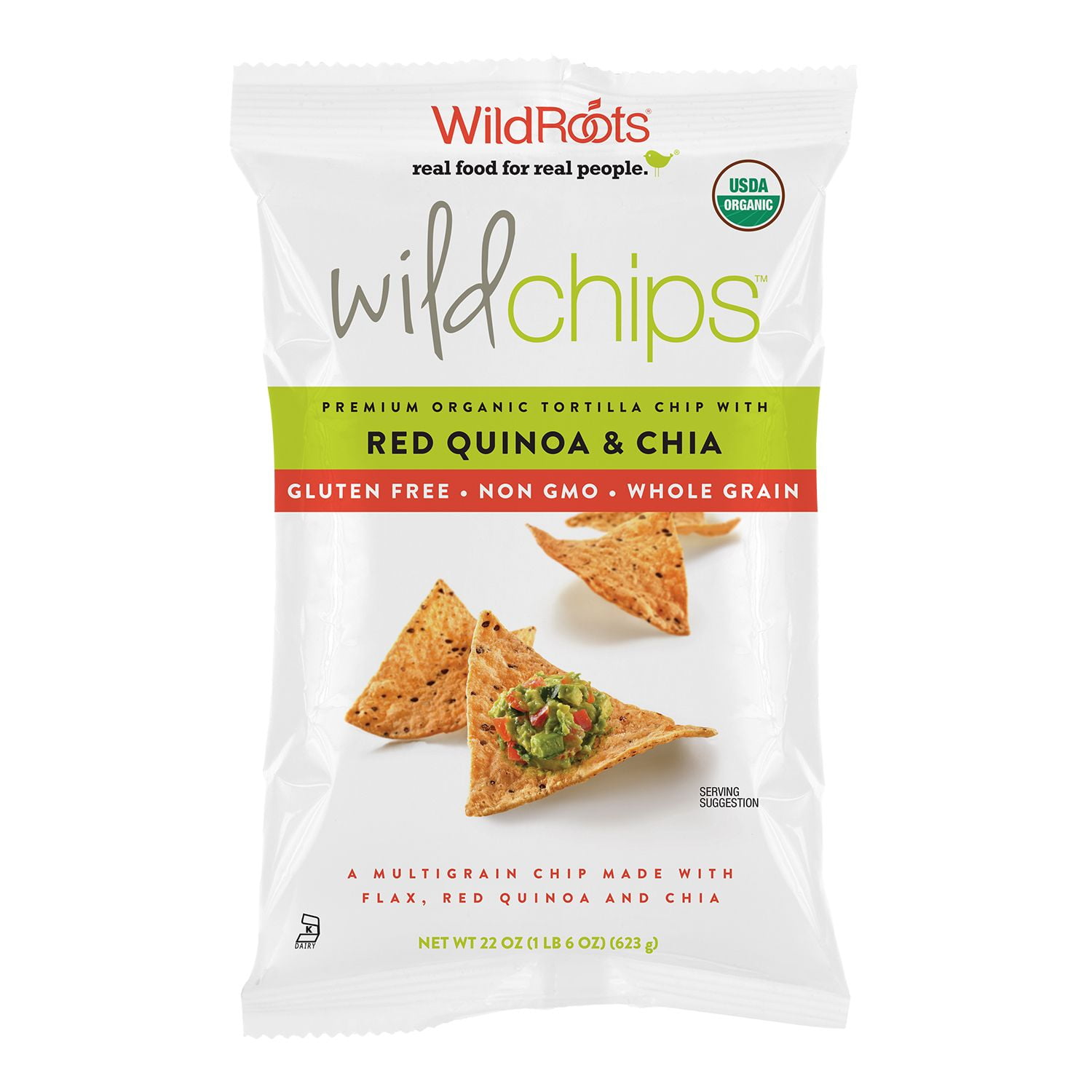 WildRoots Organic Red Quinoa & Chia Tortilla Chips (22 oz.)