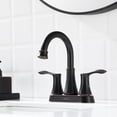 thumbnail image 5 of PARLOS Bathroom Sink Faucet, Oil Rubbed Bronze, Durable Rustproof Stainless Design, 5 of 12